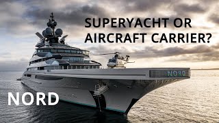 NORD  New SUPERYACHT with its own HELICOPTER [upl. by Amarette]