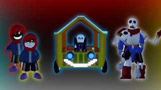 RevertDust ReworkHyperRevertDustSixbonesUnderracer Sans Showcase  Sans Funny Boss Rush [upl. by Enytsirk]