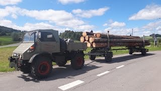 Unimog 411 im Langholztransport [upl. by Vita]