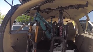 Simple DIY bike rack for your SUV [upl. by Dnaletak]