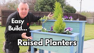 Easy Diy Raised Planter Boxes A Stepbystep Guide [upl. by Holcman249]