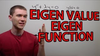 Eigenfunction Eigenvalue Problem [upl. by Asilim705]