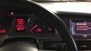 Audi A6 Reset Service With MMI Display [upl. by Anaele]