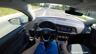 2022 SEAT Ateca 15 TSI Style 150 hp  Test drive POV by Supergimm [upl. by Jemmie]