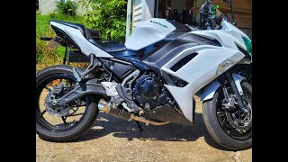 New Exhaust  Ninja 650 [upl. by Cletus]