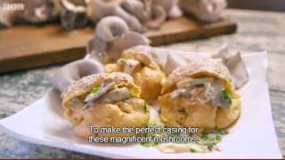 Savory Mushroom Choux Buns Recipe  Paul Hollywood [upl. by Adile]