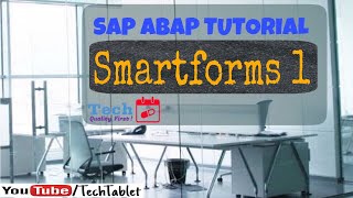 7 SAP ABAP  SmartForms  Part 1  Free Tutorials [upl. by Malachi]