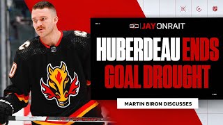 Huberdeau scores to break 11 game goalless drought [upl. by Aihsrop]