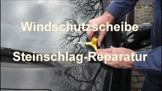 Steinschlag in Windschutzscheibe reparieren [upl. by Terrill861]