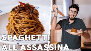 SPAGHETTI ALLASSASSINA  RICETTA ORIGINALE BARESE [upl. by Enilehcim]