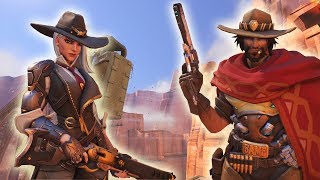 Ashe and McCree InGame Interactions SUBTITLES [upl. by Alleuqcaj]