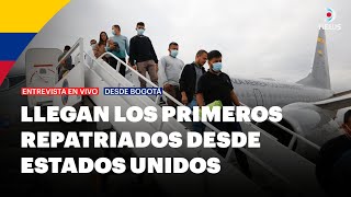 🇨🇴 Llegaron los primeros deportados a Colombia  DNews [upl. by Ayot448]