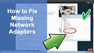 How to Fix Missing Network Adapters on Windows 1087 Tutorial [upl. by Ebocaj763]