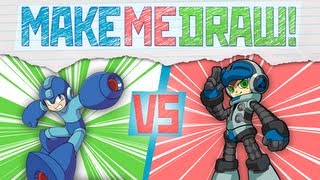 Mighty No 9 vs Mega Man  quotMake Me Drawquot [upl. by Heintz]