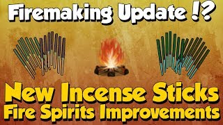 New FIREMAKING UPDATE Runescape 3 Incense Stick Buffs [upl. by Arekahs]