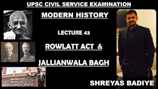 Rowlatt Act amp Jallianwala Bagh  Modern History of India [upl. by Oidale]