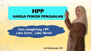 Menghitung HPP Laba Kotor Laba Bersih [upl. by Norag]