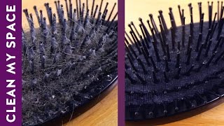 How to Clean Your Hairbrush A Minute to Clean [upl. by Ahsuatal824]