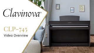 Discontinued  CLP745 Yamaha Clavinova [upl. by Enirhtac]