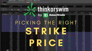 Picking Your Option Strike Price  Day Trading Options [upl. by Ahsinor]