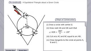 Equilateral Triangle Inscribed in a Circle  Fomula [upl. by Kcirddes]