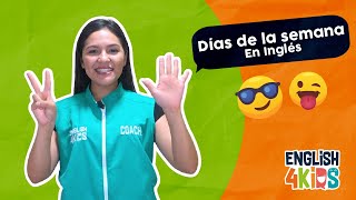 CLASE 13 Como se pronuncia miércoles en ingles Para niños [upl. by Yrailih]