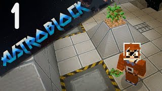 Stranded in Space  AstroBlock  Minecraft  Ep 1 [upl. by Oirotciv676]