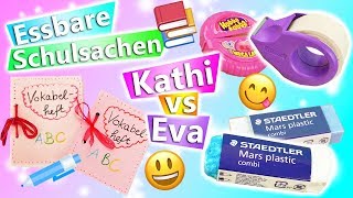 DIY Inspiration Challenge 160  Essbare Schulsachen selber machen  Lustige Pranks Back to school [upl. by Nivar]