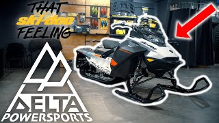 2021 SkiDoo Backcountry 600 EFI Full Walk Around and Test Drive [upl. by Mraz]