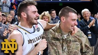 Notre Dames Matt Farrell amp Family Surprised By Military Brother [upl. by Elisabeth]