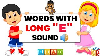 Kids English Vocabulary  WORDS WITH LONG quotEquot SOUND  INTERACTIVE English Lesson For Kids [upl. by Lotte]