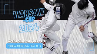 WarsawCup 2024– II Puchar Polski – szpada mężczyzn – plansza niebieska [upl. by Bocaj474]