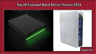 ✅ Top 10 External Hard Drives Newest 2024 [upl. by Nysila]