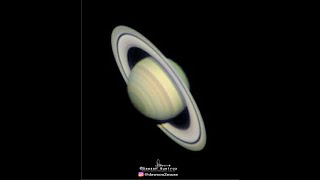 Saturn through a 12 inch 300mm telescope and final processed image 2021 September [upl. by Tilney]