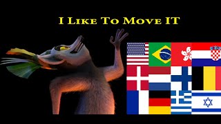 Madagascar  I Like To Move It Full Song  Multilanguage 26 Languages [upl. by Salman749]