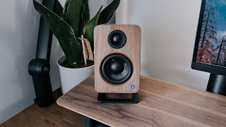 Minimal Desk Speakers Kanto YU2 Review  On My Desk [upl. by Esilana]