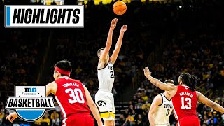 Nebraska at Iowa  Highlights  Big Ten Mens Basketball  March 5 2023 [upl. by Amek531]