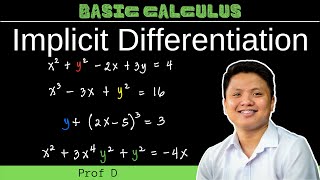 Implicit Differentiation  Basic Calculus [upl. by Savill165]