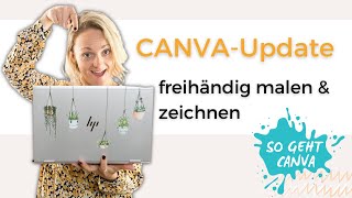 Malen und Zeichnen in Canva  Canva Tutorial [upl. by Navlys]