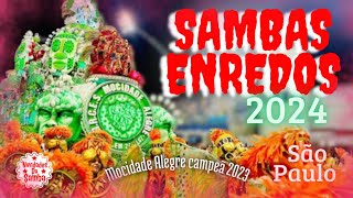 Samba Enredo Oficial 2024 Bambas do Ritmo [upl. by Halian147]