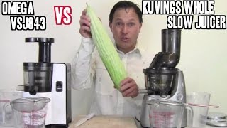 Omega VSJ843 vs Kuvings Whole Slow Juicer Comparison Review [upl. by Hauser]