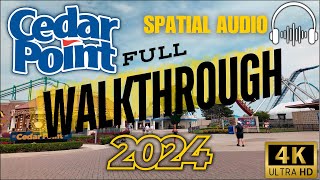 Cedar Point  Full POV Walkthrough 2024 [upl. by Anton]