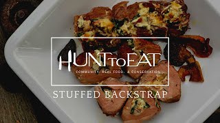 Stuffed Venison Backstrap Recipe [upl. by Alfreda777]