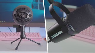 MICRÓFONO DE 75 vs MICRÓFONO DE 300 USB  Snowball ICE vs Shure MV7 [upl. by Bashemath]