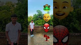 frog jocker spiderman amp red siren funny vfx magic video 😂 vfx funnyvideo spiderman [upl. by Rabin]