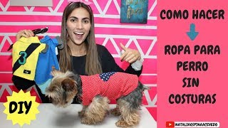 COMO HACER ROPA PARA PERRO  DIY  MASCOTAS [upl. by Alat280]