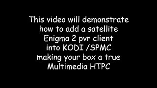 Vu  Enigma2 client set up in Kodi [upl. by Harte647]