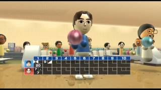 Wii Sports Bowling 2 player 60fps [upl. by Trik355]