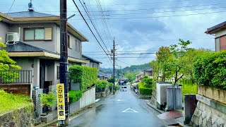 4K Japan Heavy Rain Walk  Neighborhood Walking Tour in Nisshin City Aichi Japan 72021 [upl. by Marjie152]