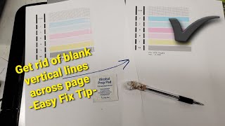 How to Get Rid of Vertical Lines Across Page on Prints Canon HP Brother Epson Inkjet Printers [upl. by Sesmar]